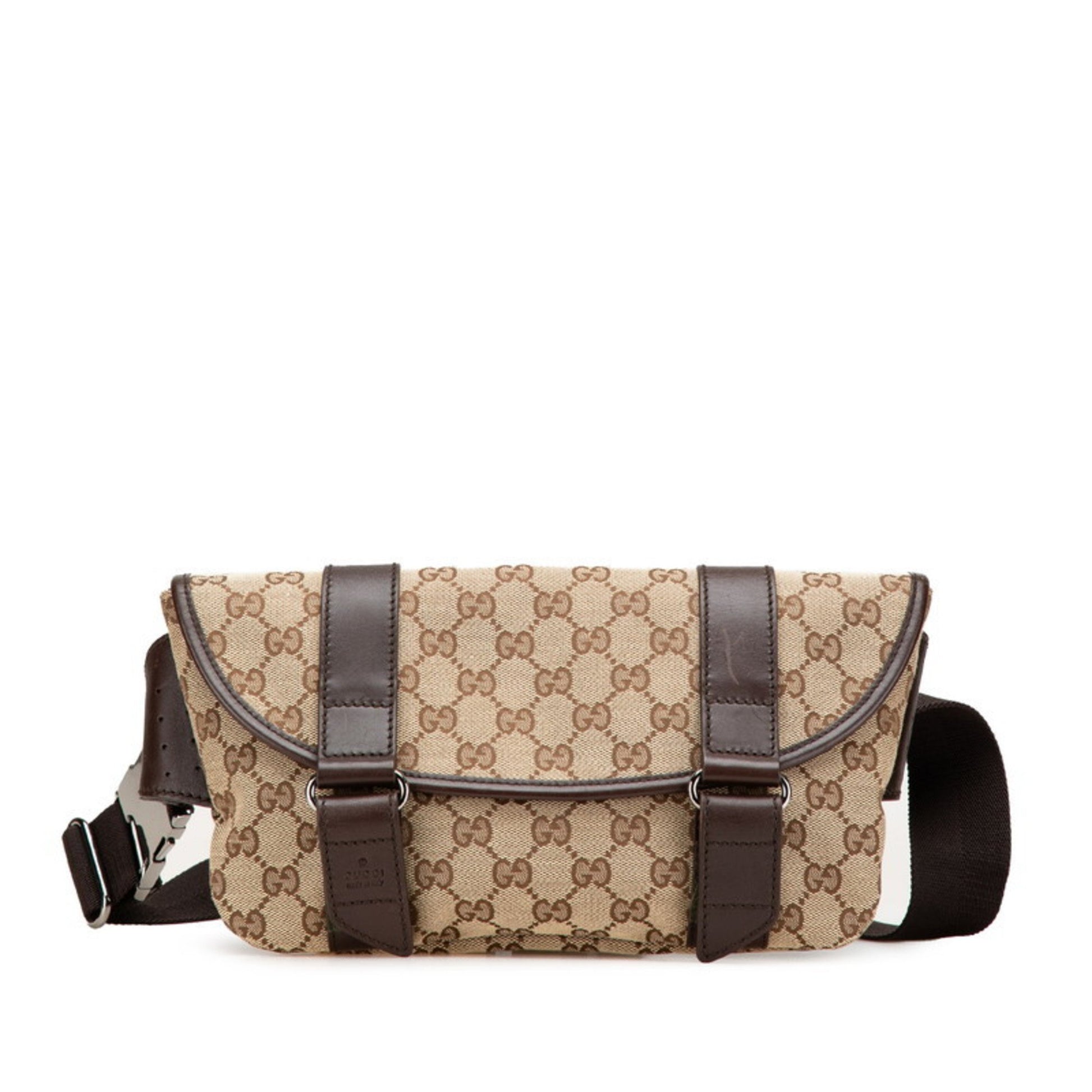 Gucci Belt bag, "BEIGE, BROWN", Canvas, clutch