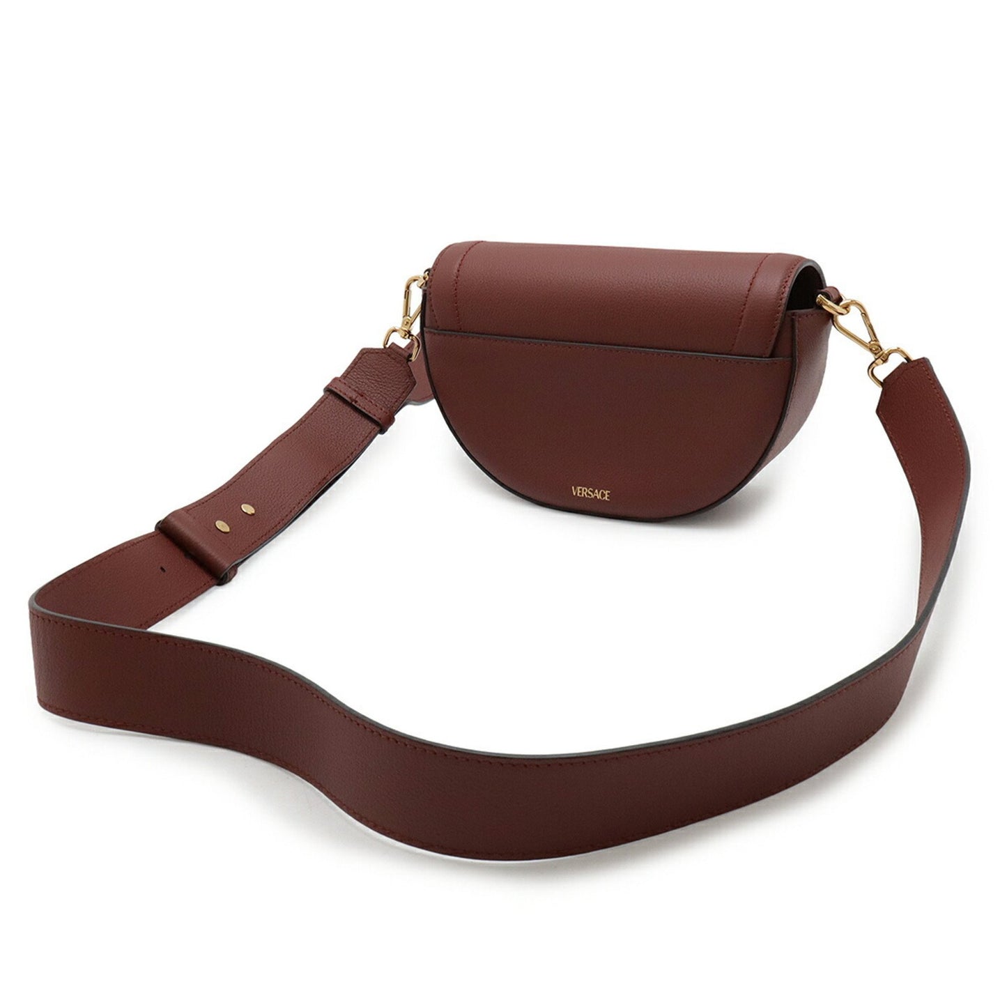 Versace Medusa, Burgundy, Leather, clutch