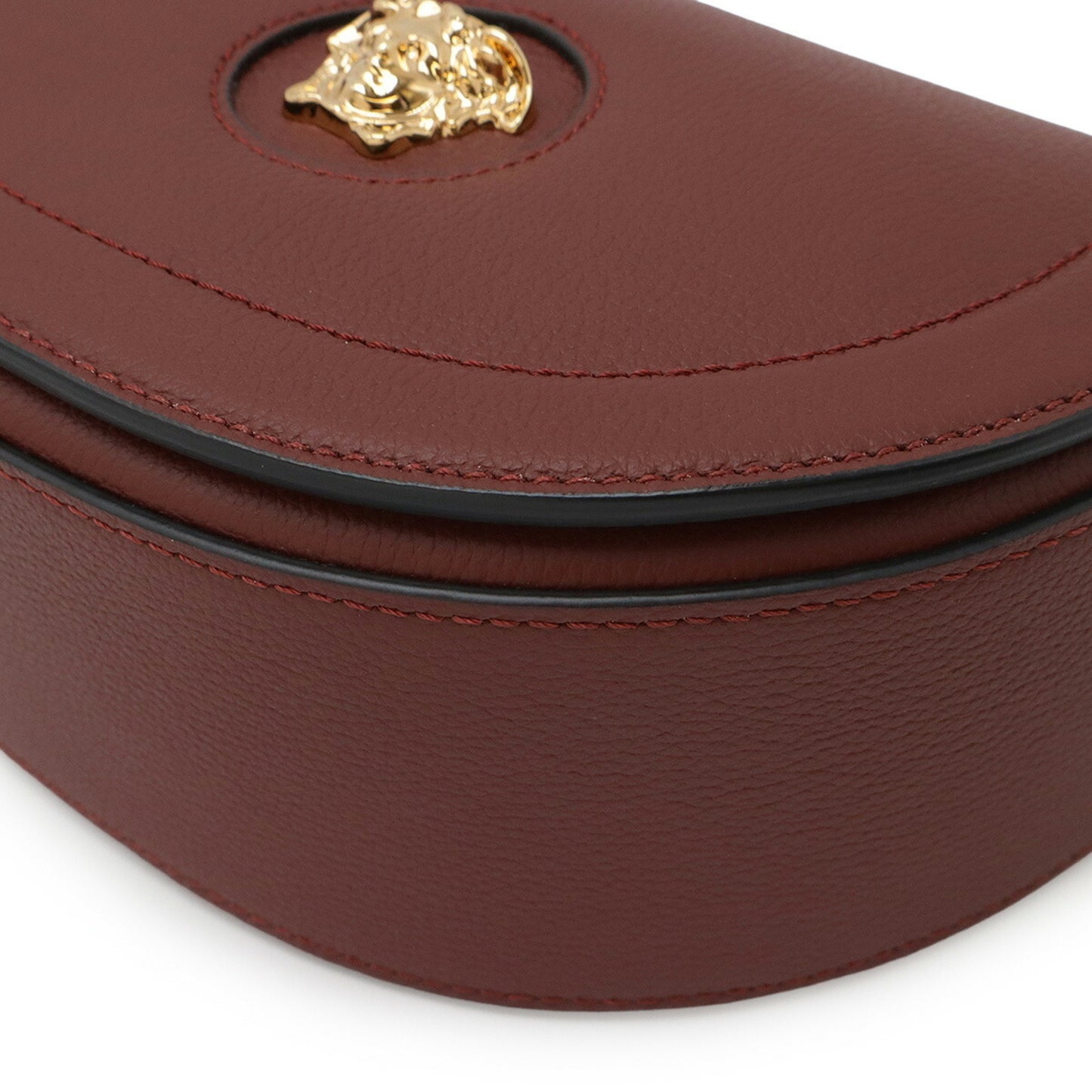 Versace Medusa, Burgundy, Leather, clutch