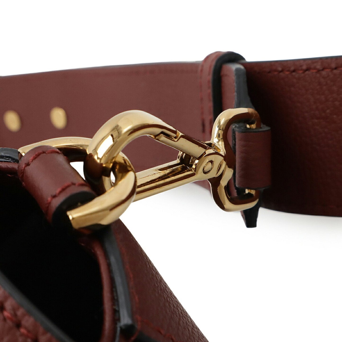 Versace Medusa, Burgundy, Leather, clutch