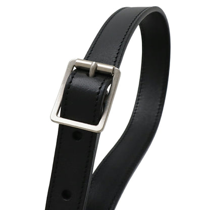 Saint Laurent -, Black, "CANVAS, LEATHER", shoulder