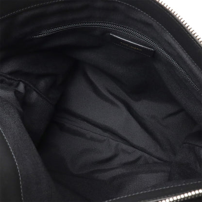 Saint Laurent -, Black, "CANVAS, LEATHER", shoulder
