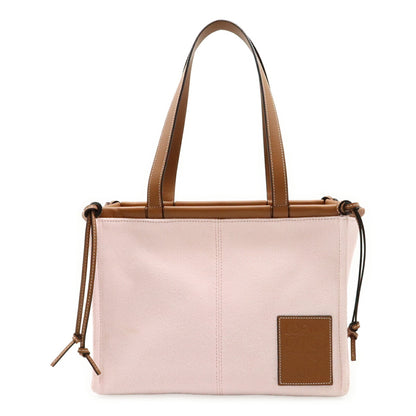 Loewe Cushion, Pink, "CANVAS, LEATHER", shoulder