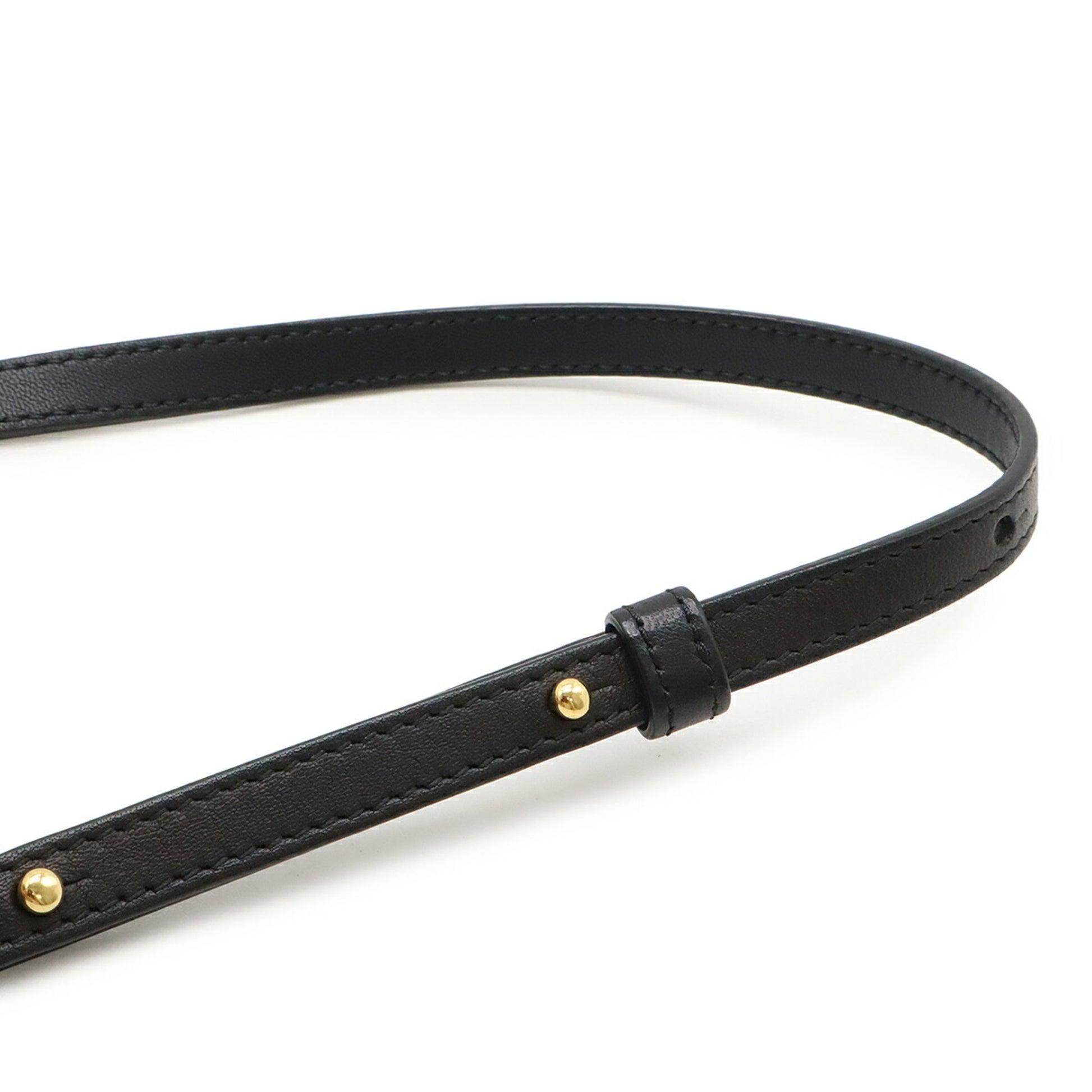 Céline Trio, Black, Leather, shoulder