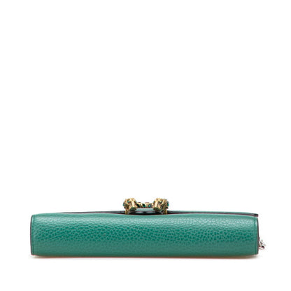Gucci Dionysus, Green, Leather, wallet
