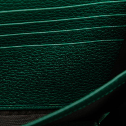 Gucci Dionysus, Green, Leather, wallet