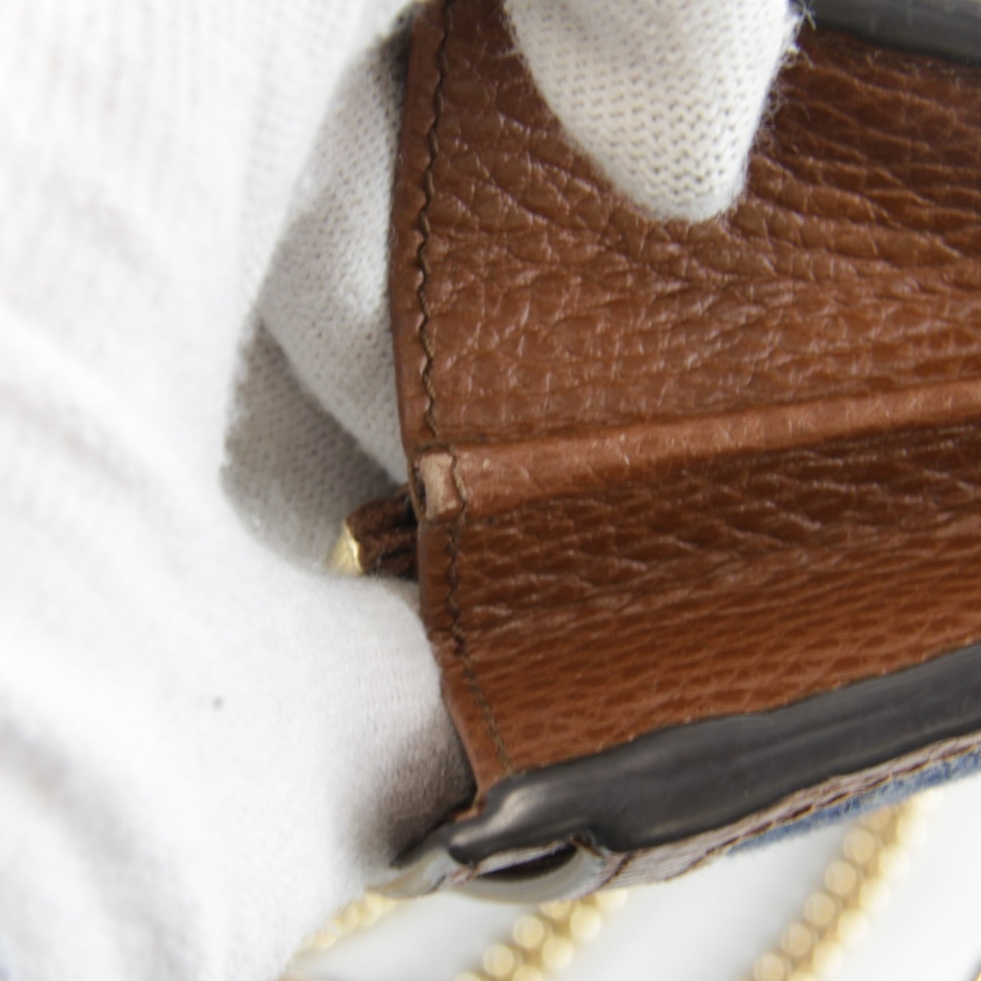 Gucci Jackie, Blue, Denim - Jeans, wallet