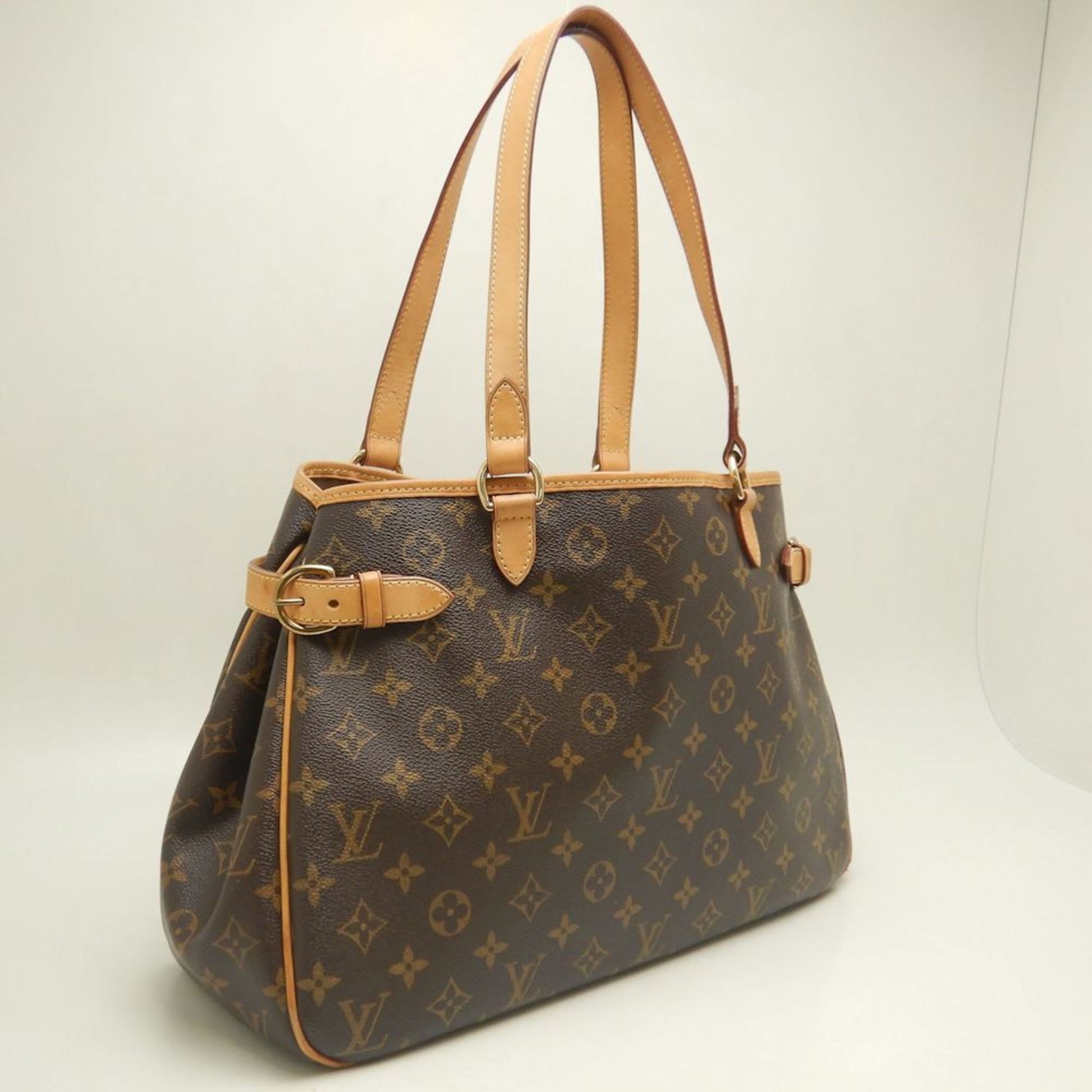 Louis Vuitton Batignolles Horizontal, Brown, Canvas, tote