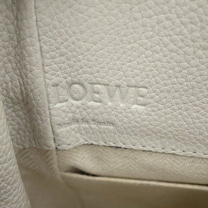 Loewe Hammock, White, Leather, handbag