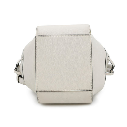 Loewe Hammock, White, Leather, handbag