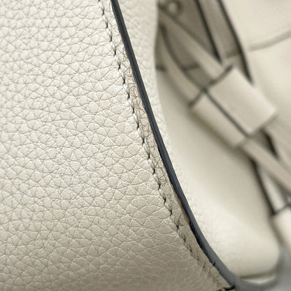 Loewe Hammock, White, Leather, handbag