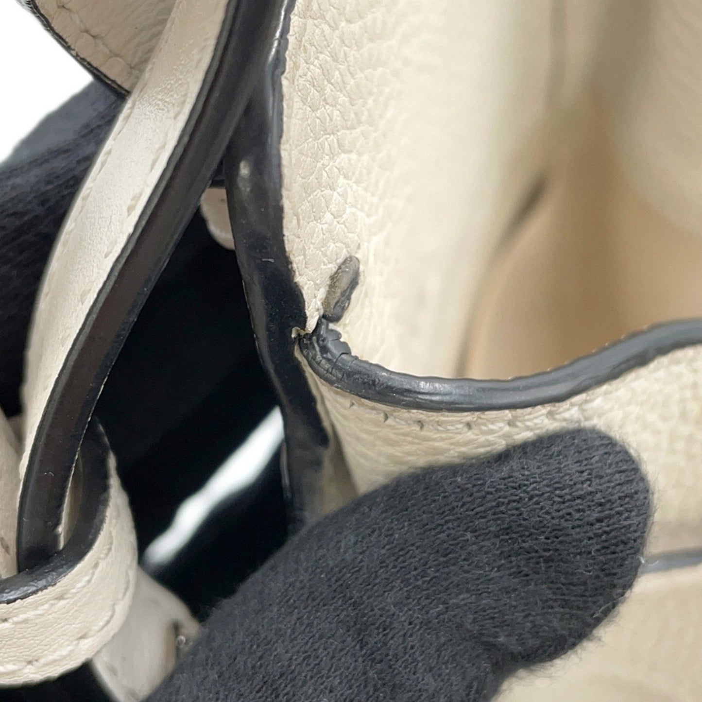 Loewe Hammock, White, Leather, handbag
