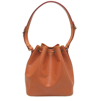 Louis Vuitton Petit Noé, Brown, Leather, shoulder