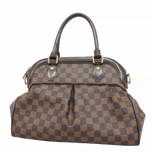 Louis Vuitton Trevi, Brown, Canvas, handbag