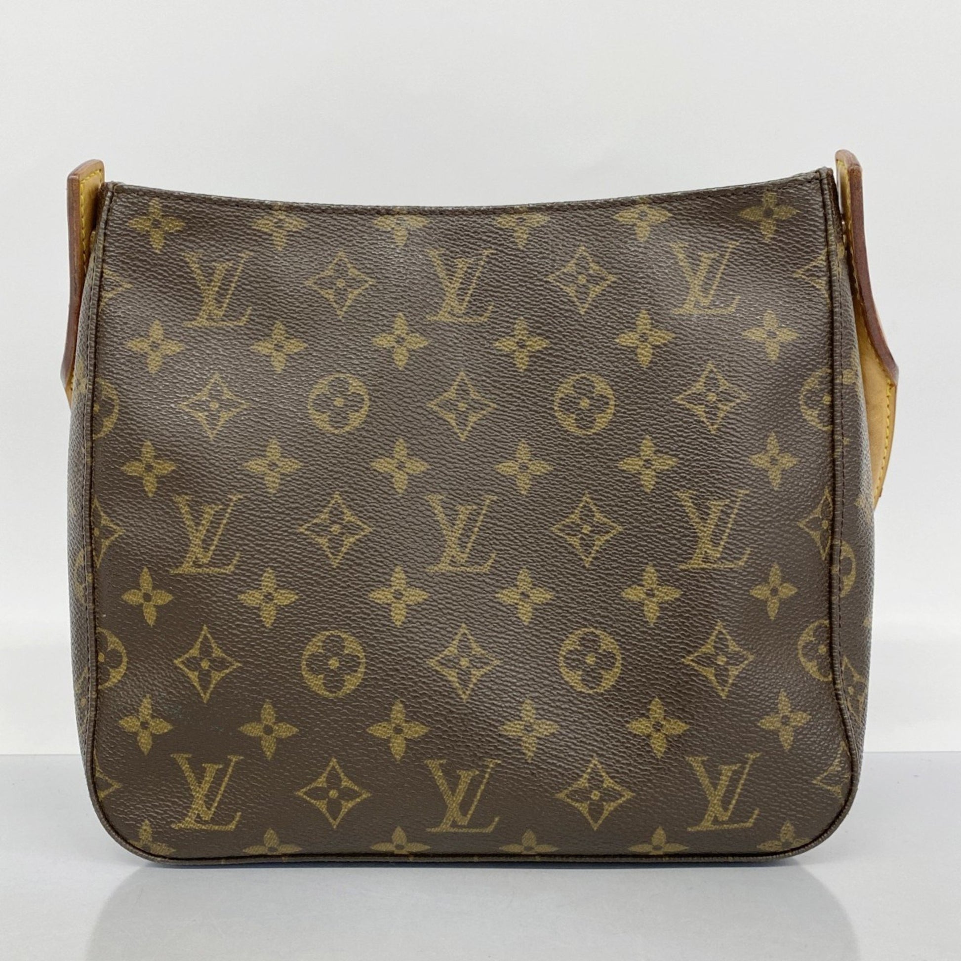 Louis Vuitton Looping MM, Brown, Canvas, shoulder