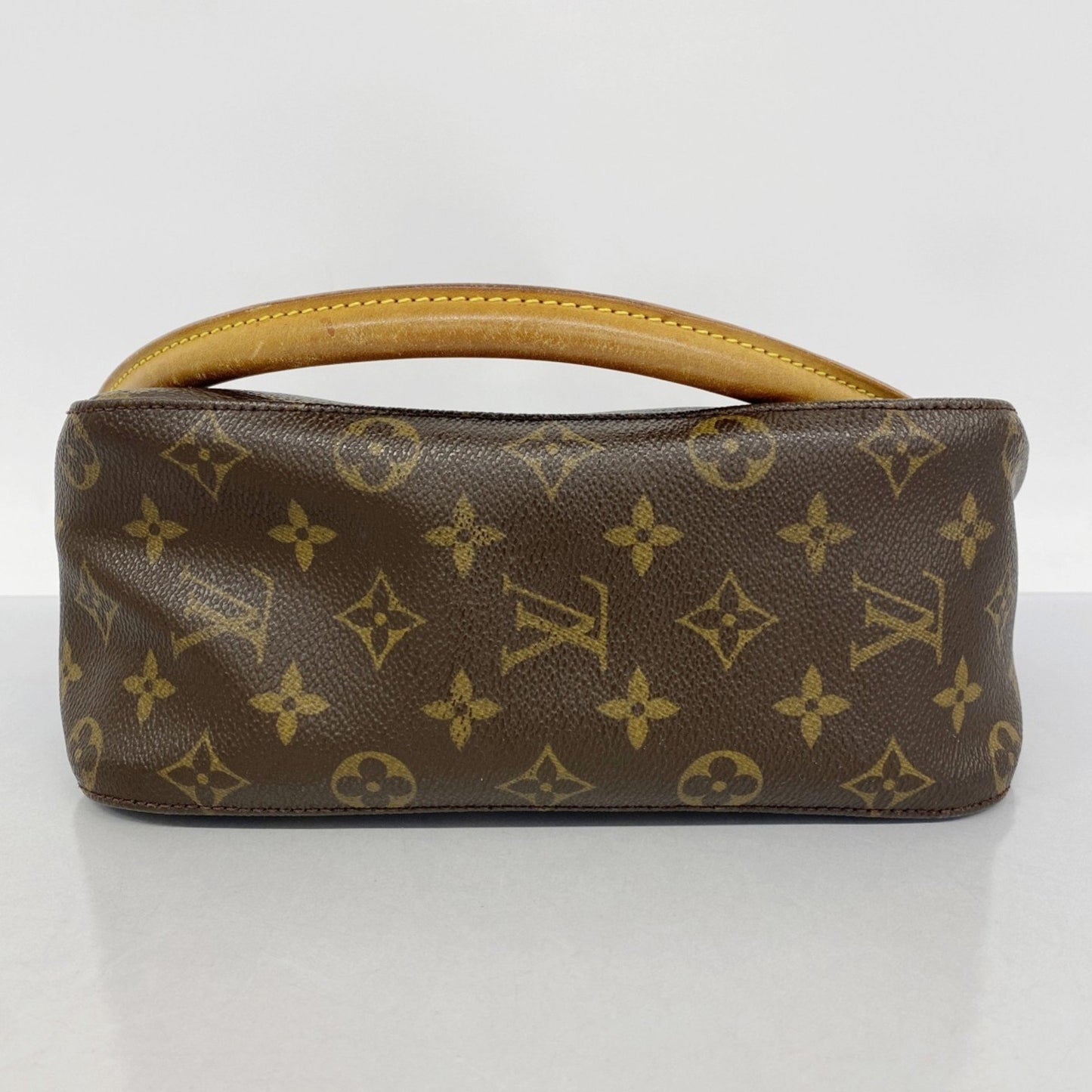 Louis Vuitton Looping MM, Brown, Canvas, shoulder