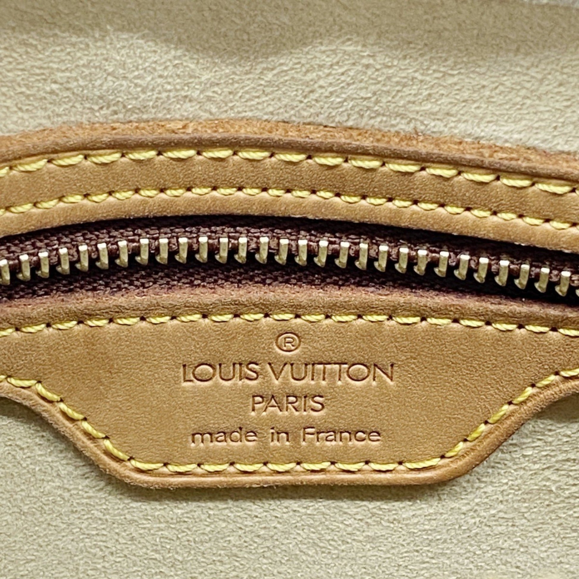 Louis Vuitton Looping MM, Brown, Canvas, shoulder