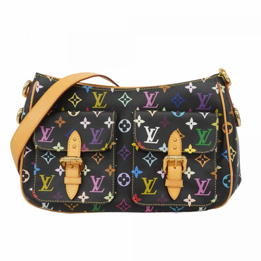 Louis Vuitton Lodge, Black, Canvas, shoulder