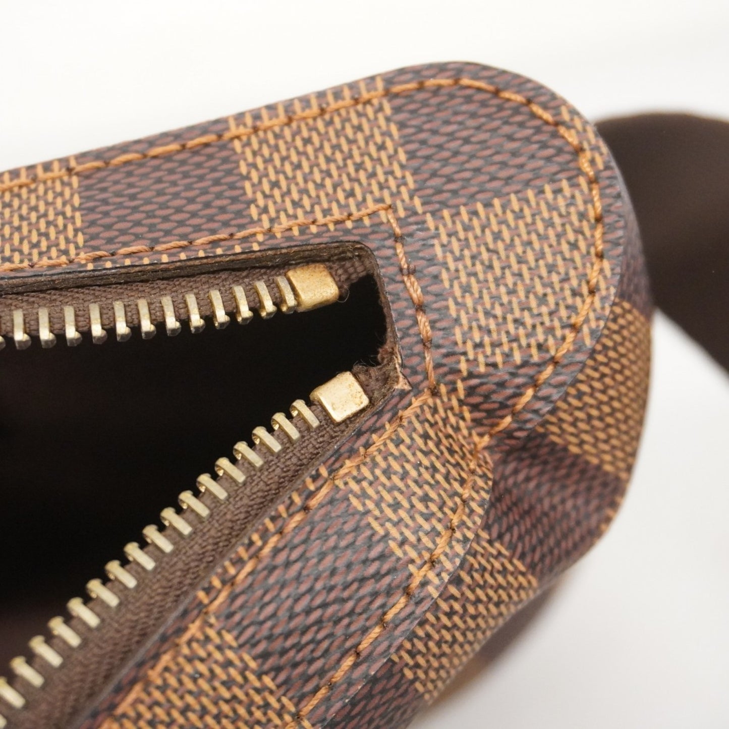 Louis Vuitton Geronimos, Brown, Canvas, shoulder