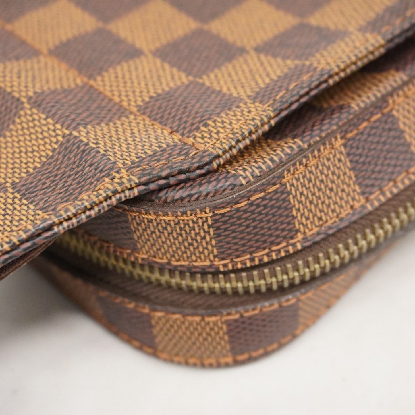 Louis Vuitton Geronimos, Brown, Canvas, shoulder