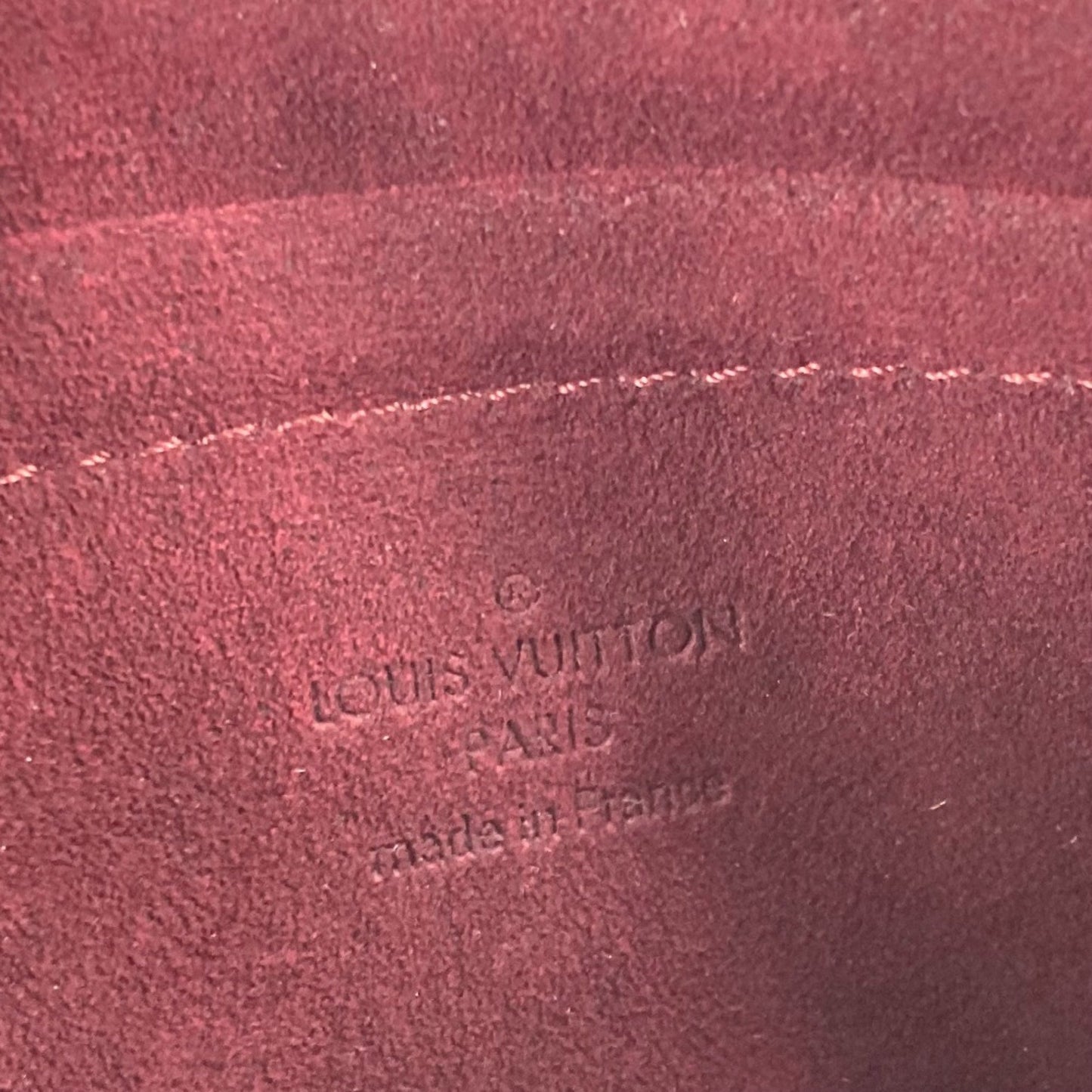 Louis Vuitton Milla, Brown, Canvas, clutch
