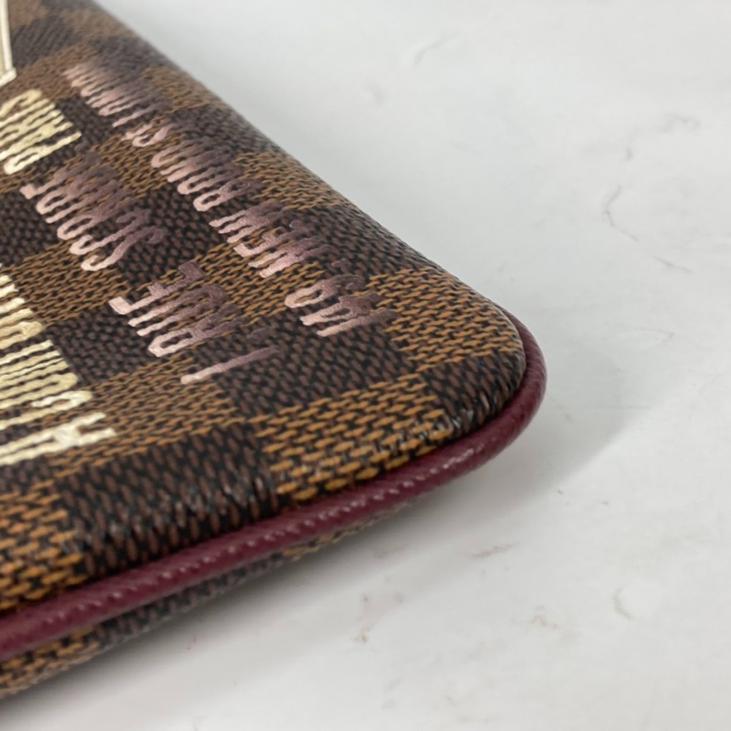 Louis Vuitton Milla, Brown, Canvas, clutch