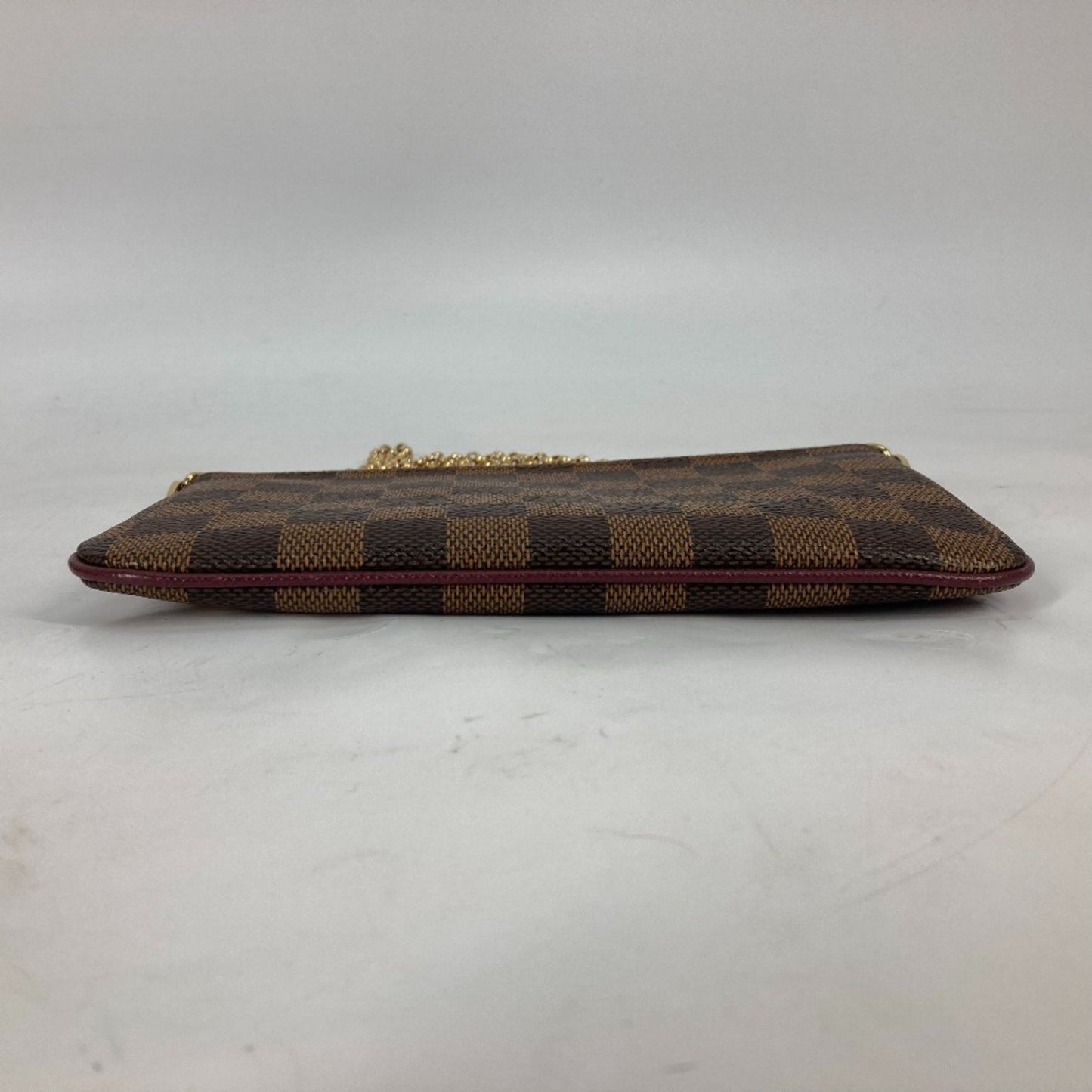 Louis Vuitton Milla, Brown, Canvas, clutch