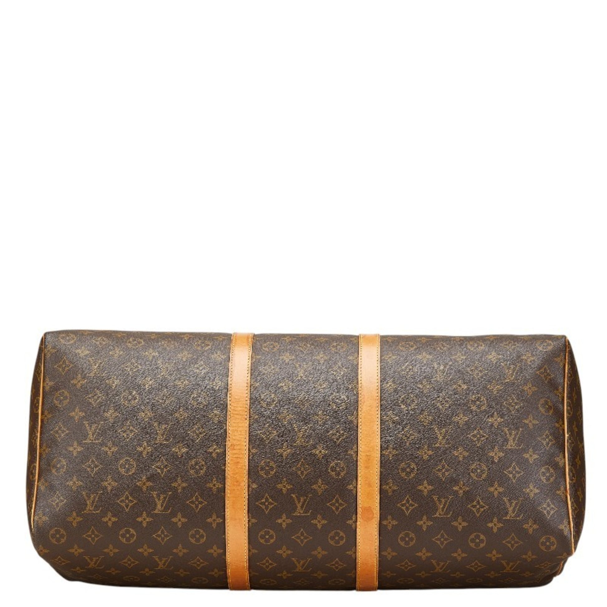 Louis Vuitton Keepall 50, Brown, Canvas, travel