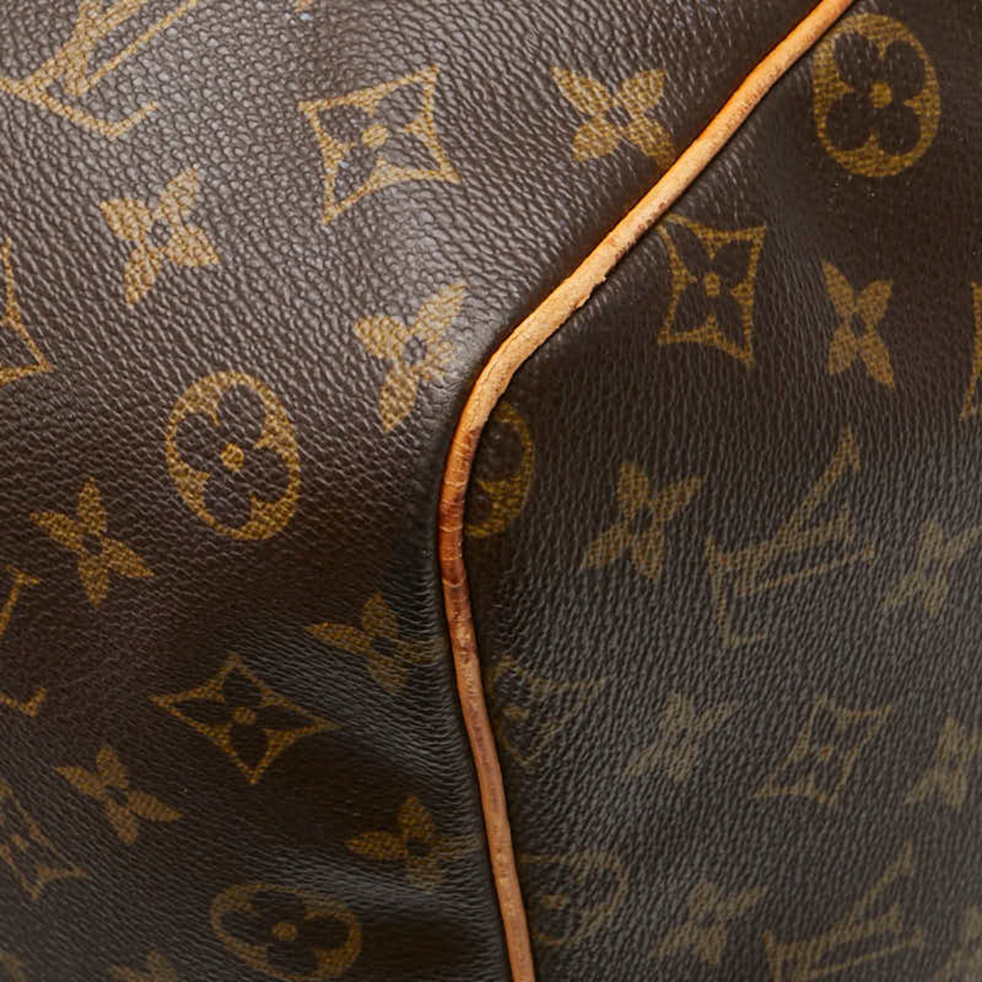 Louis Vuitton Keepall 50, Brown, Canvas, travel