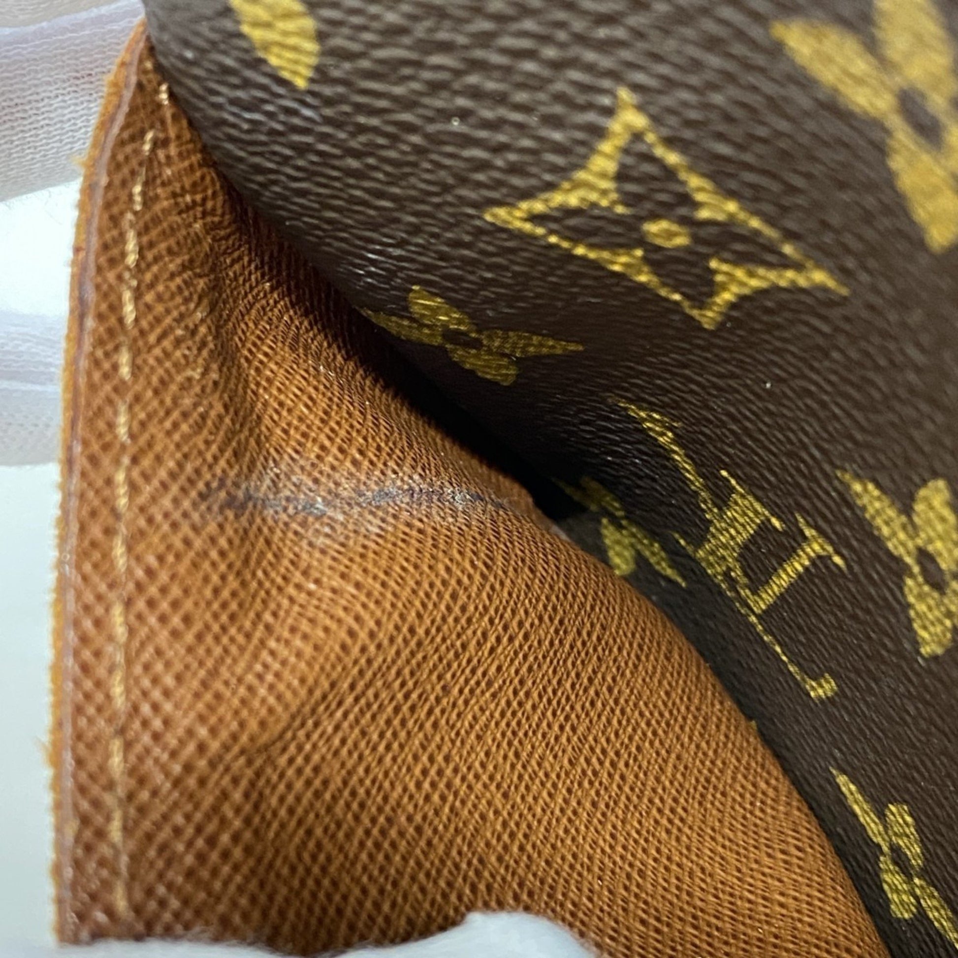 Louis Vuitton Danube, Brown, Canvas, shoulder