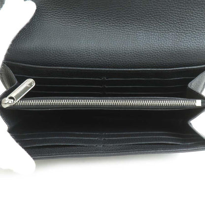 Louis Vuitton Emilie, Black, Leather, wallet