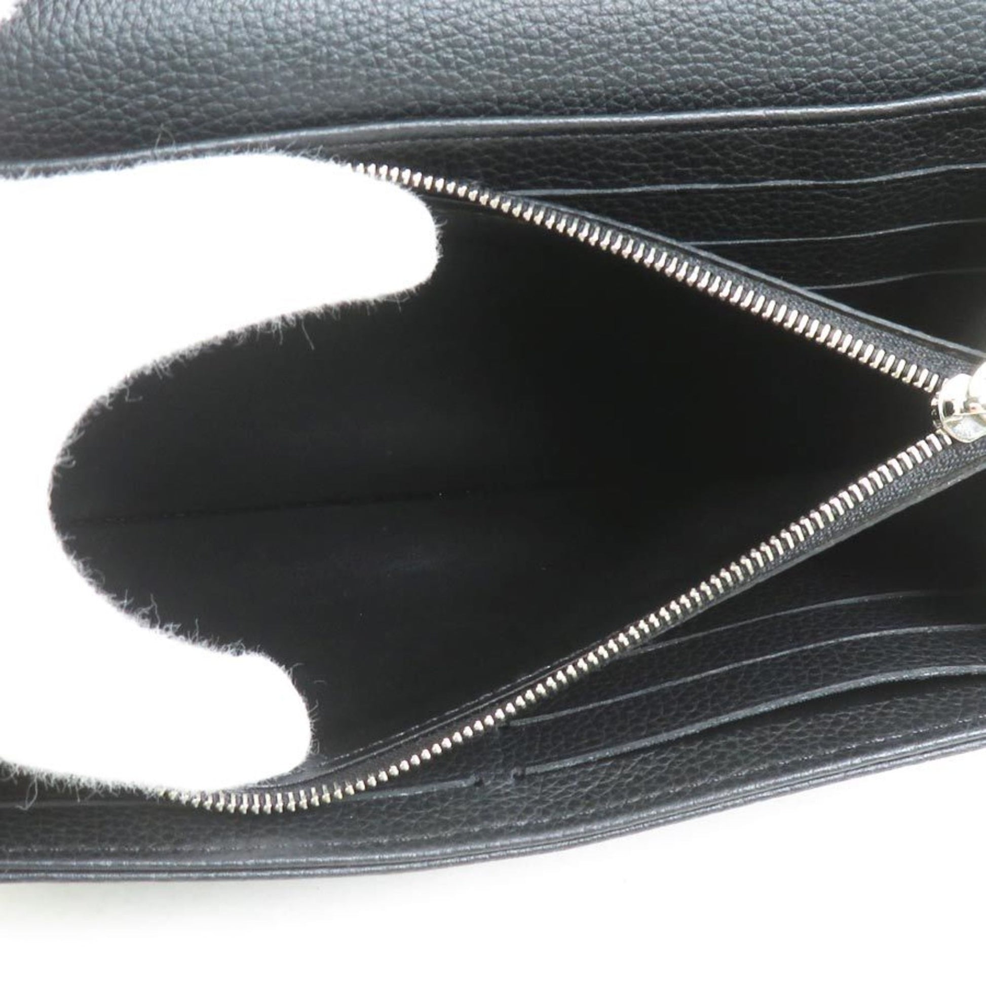 Louis Vuitton Emilie, Black, Leather, wallet