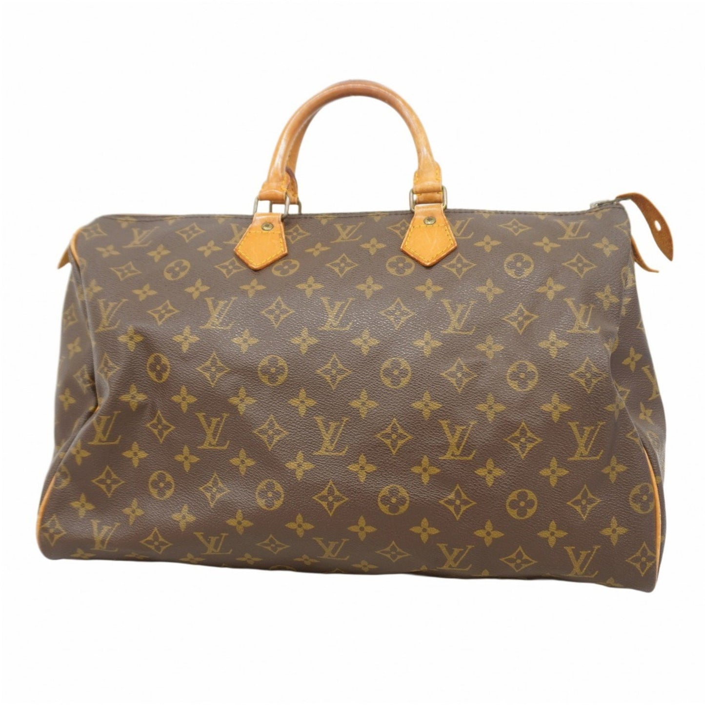 Louis Vuitton Speedy 40, Brown, Canvas, handbag