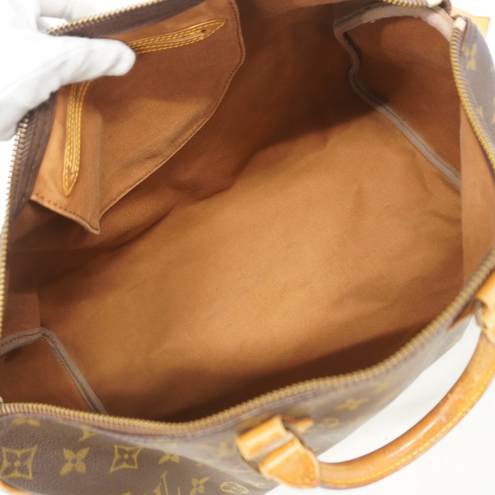 Louis Vuitton Speedy 40, Brown, Canvas, handbag