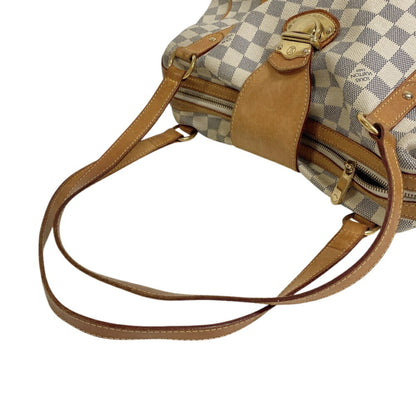 Louis Vuitton Stresa, White, Canvas, tote