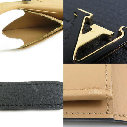 Louis Vuitton Portefeuille LV Vertical, Black, Leather, wallet