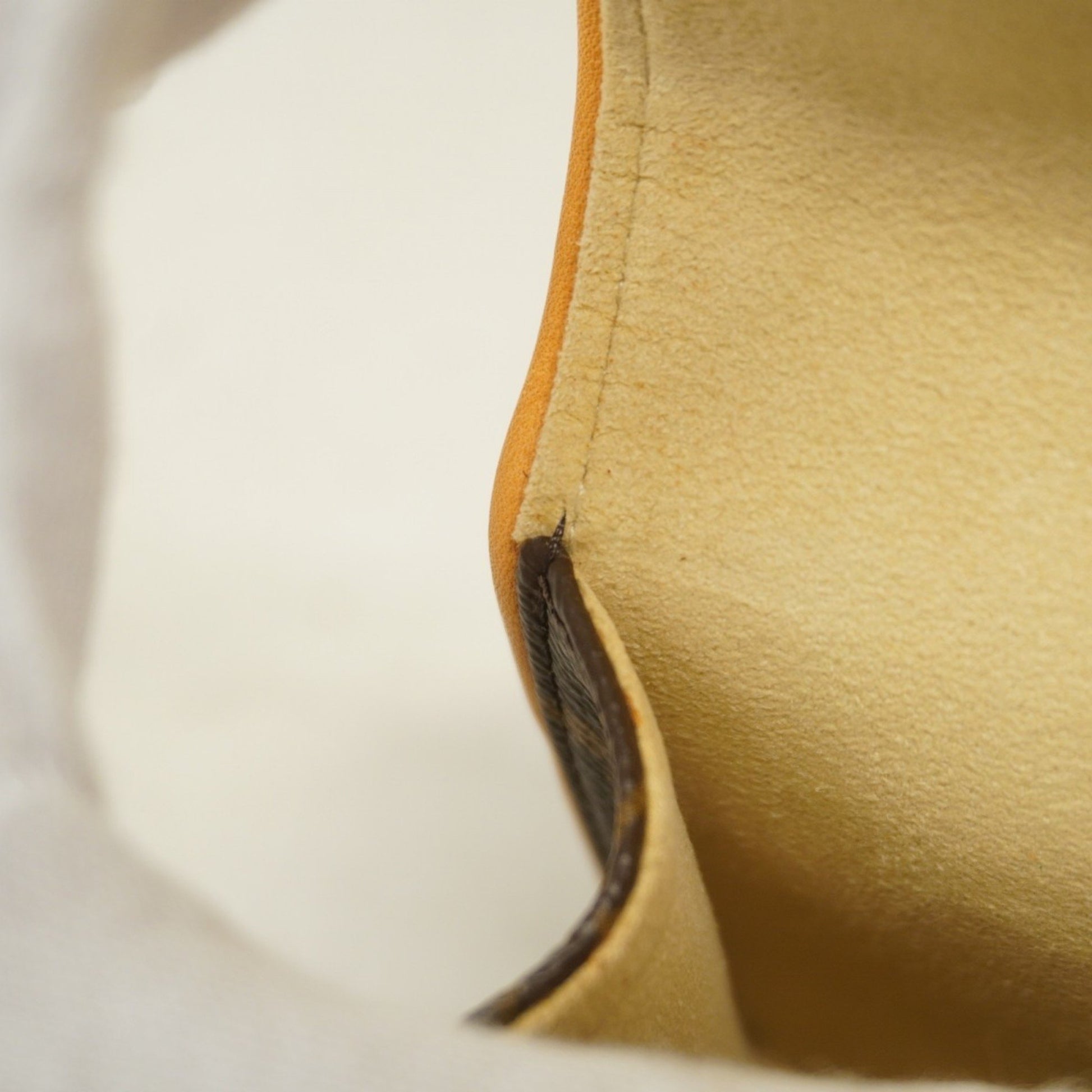 Louis Vuitton Felicie, Brown, Canvas, clutch