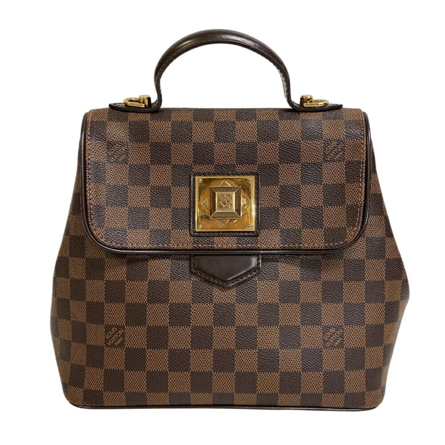 Louis Vuitton Bergamo, Brown, Canvas, handbag