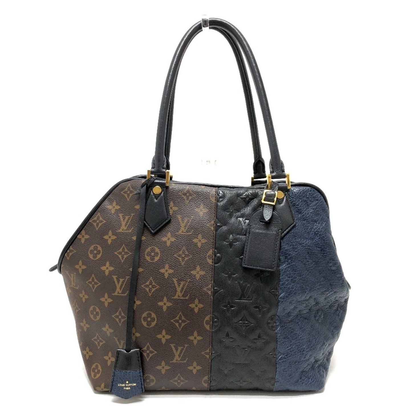 Louis Vuitton Blocks, Brown, Canvas, tote