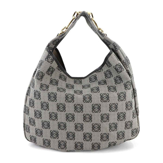 Loewe Anagram, Grey, Canvas, tote