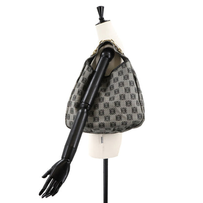 Loewe Anagram, Grey, Canvas, tote