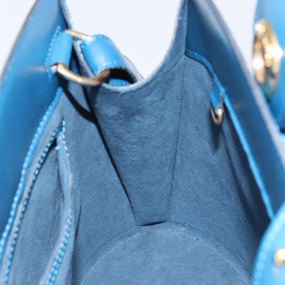 Louis Vuitton Cluny Epi Leather, Blue, Leather, Shoulder Bag
