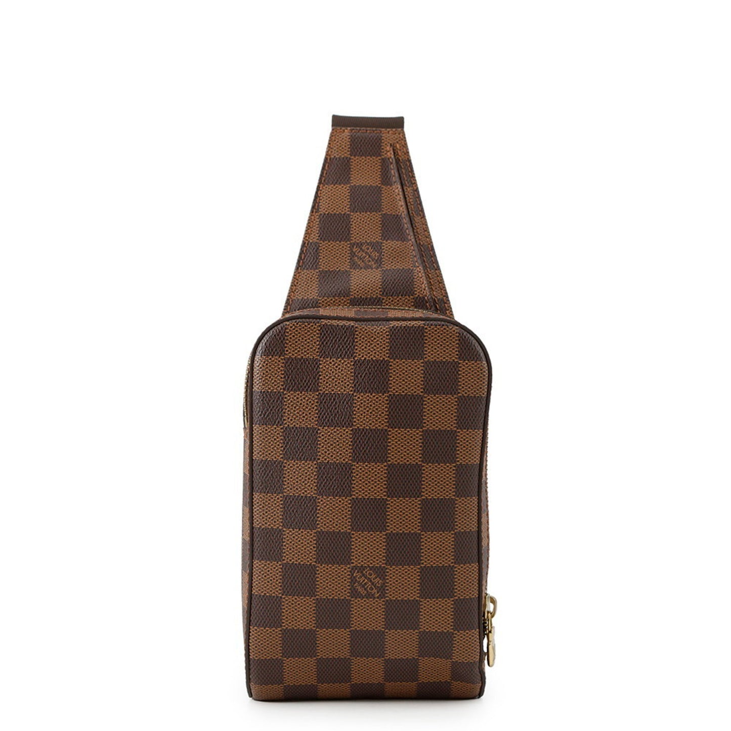 Louis Vuitton Geronimo, Brown, Canvas, shoulder