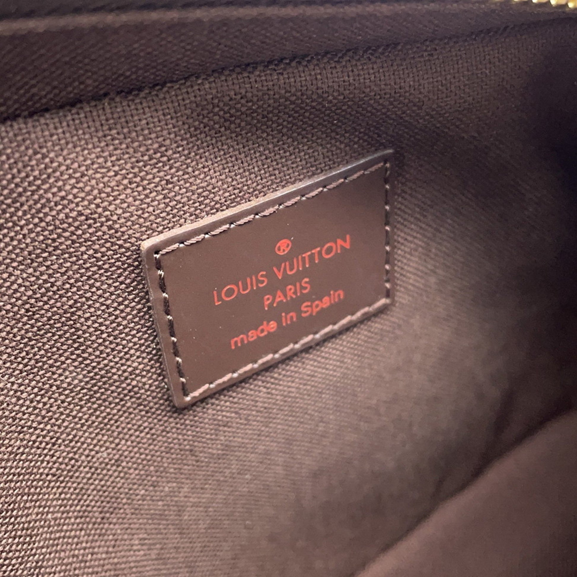 Louis Vuitton Geronimo, Brown, Canvas, shoulder