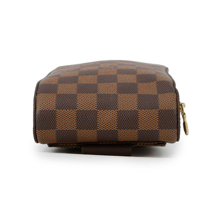 Louis Vuitton Geronimo, Brown, Canvas, shoulder