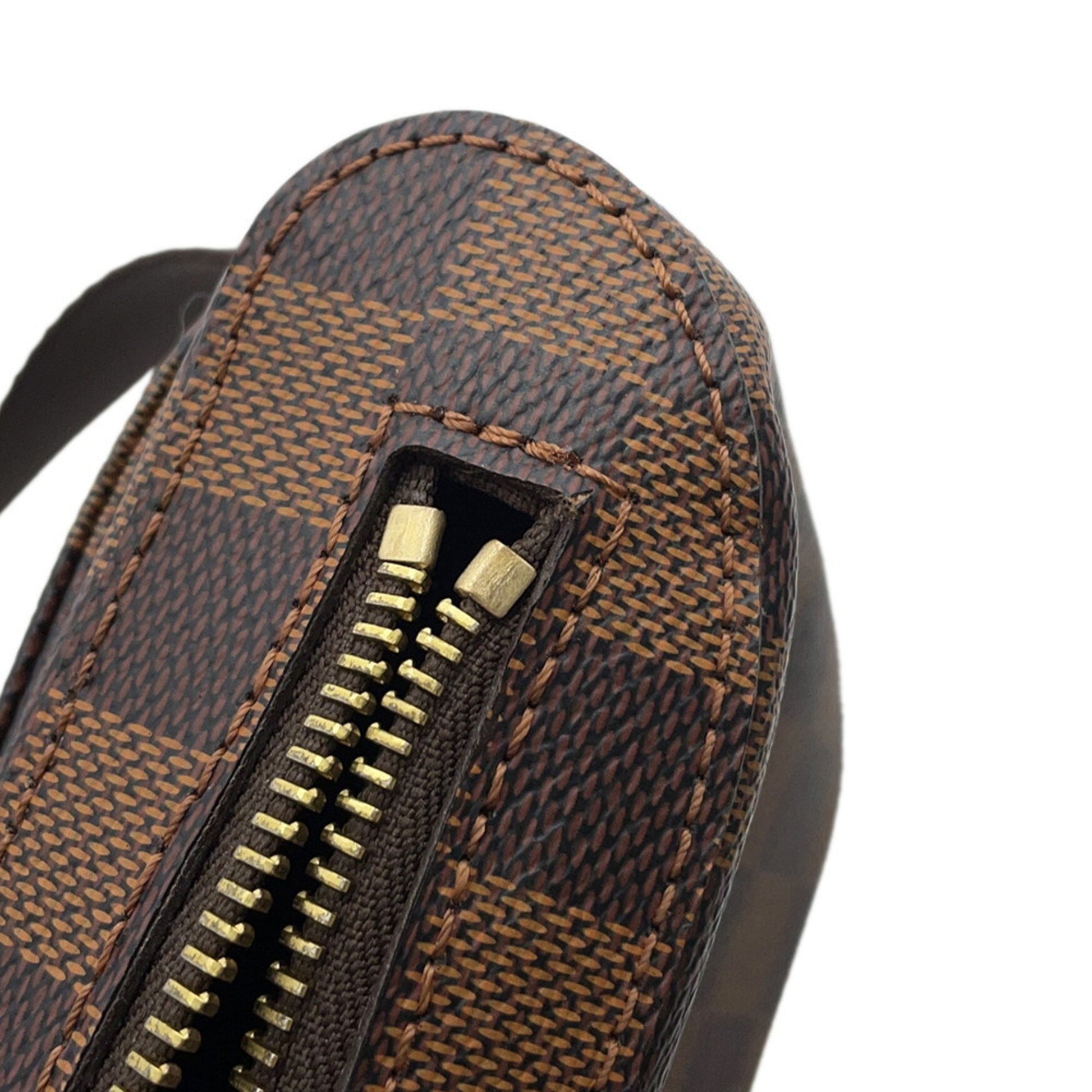 Louis Vuitton Geronimo, Brown, Canvas, shoulder