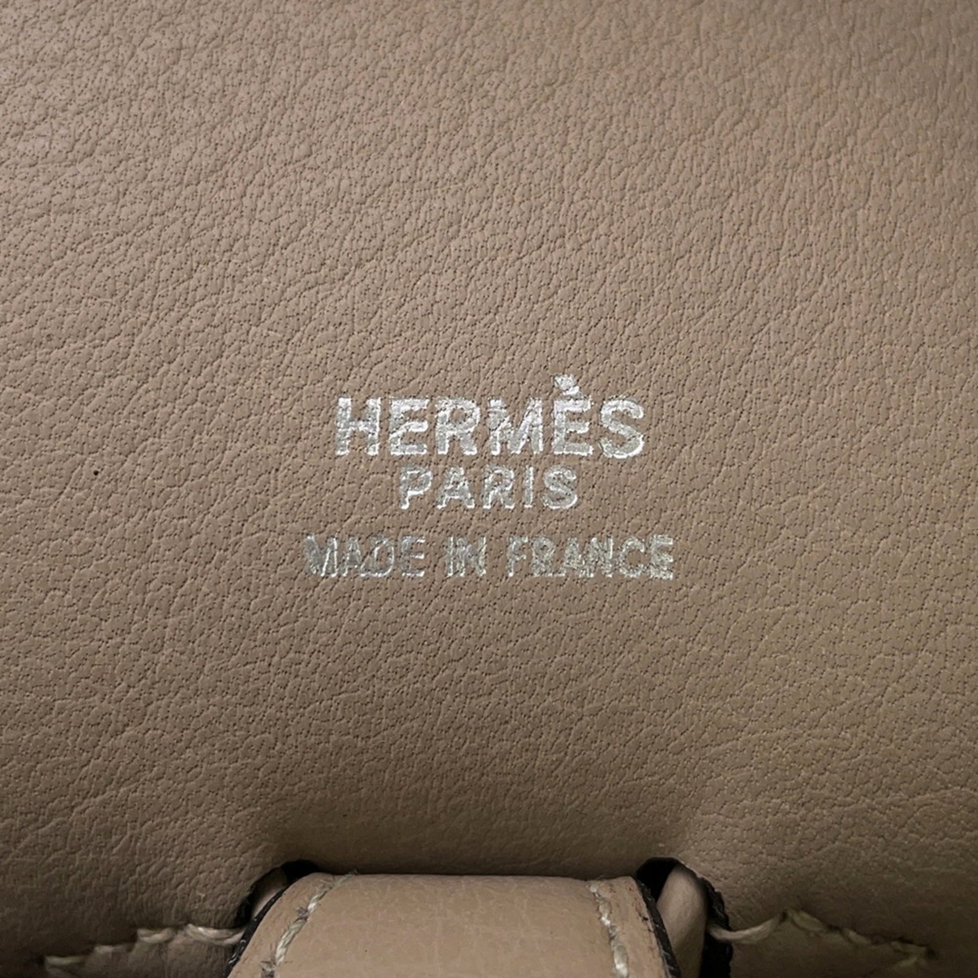 Hermès InterCity, Beige, Leather, handbag