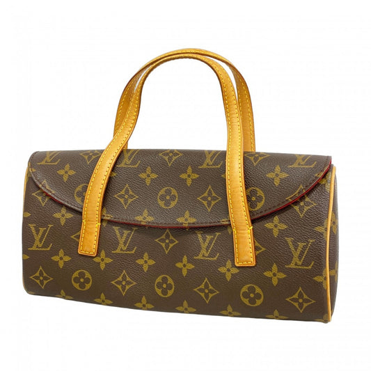 Louis Vuitton Sonatine, Brown, Canvas, handbag