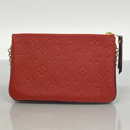 Louis Vuitton Double Zip, Red, Leather, shoulder