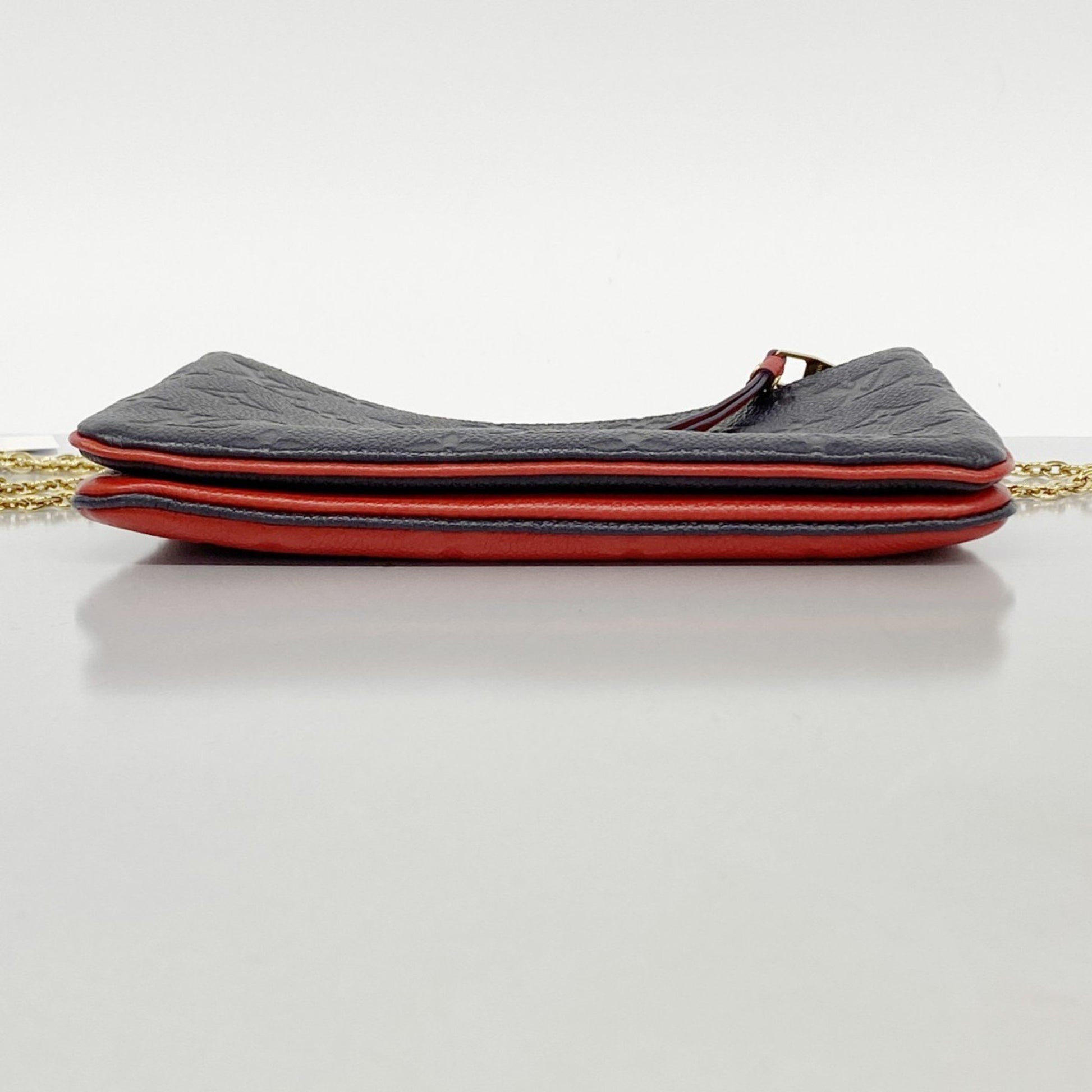 Louis Vuitton Double Zip, Red, Leather, shoulder